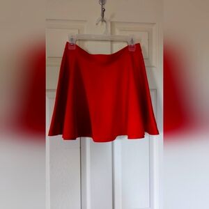 Red Mini Skirt